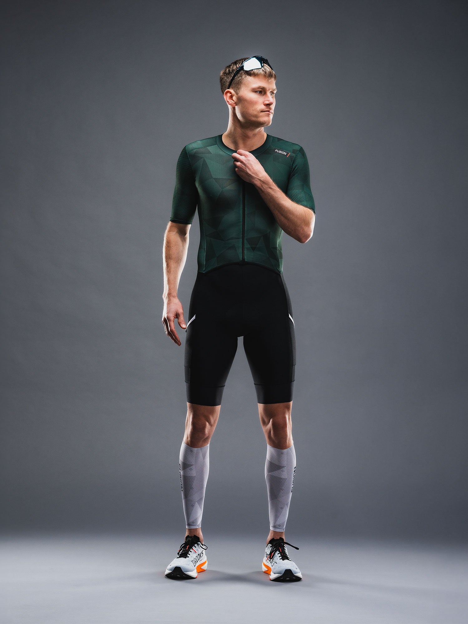 FUSION Tempo! TWO Tri Suit Race Green