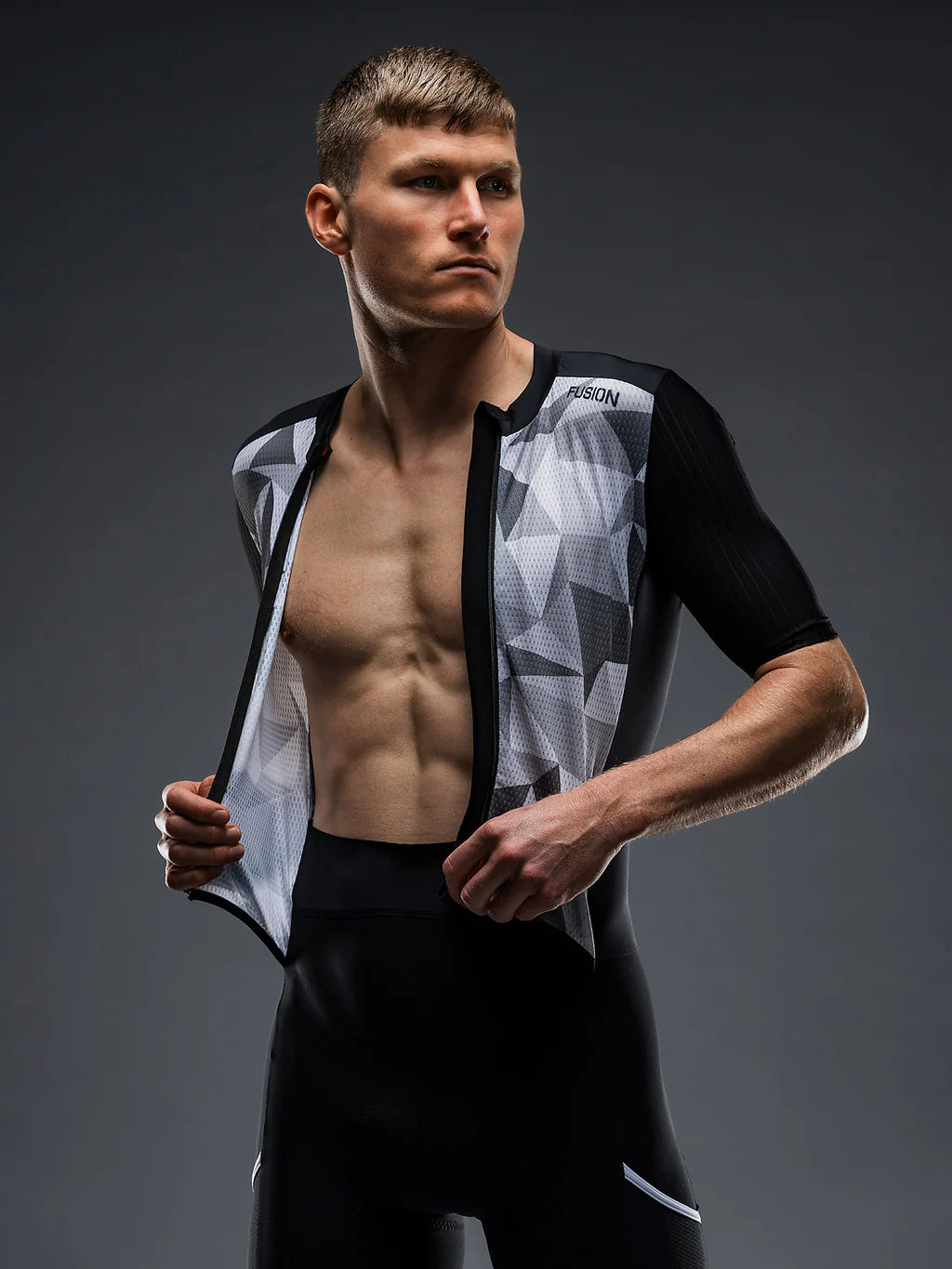 Fusion Tempo! Two tri suit with mesh front for ventialtion on hot races