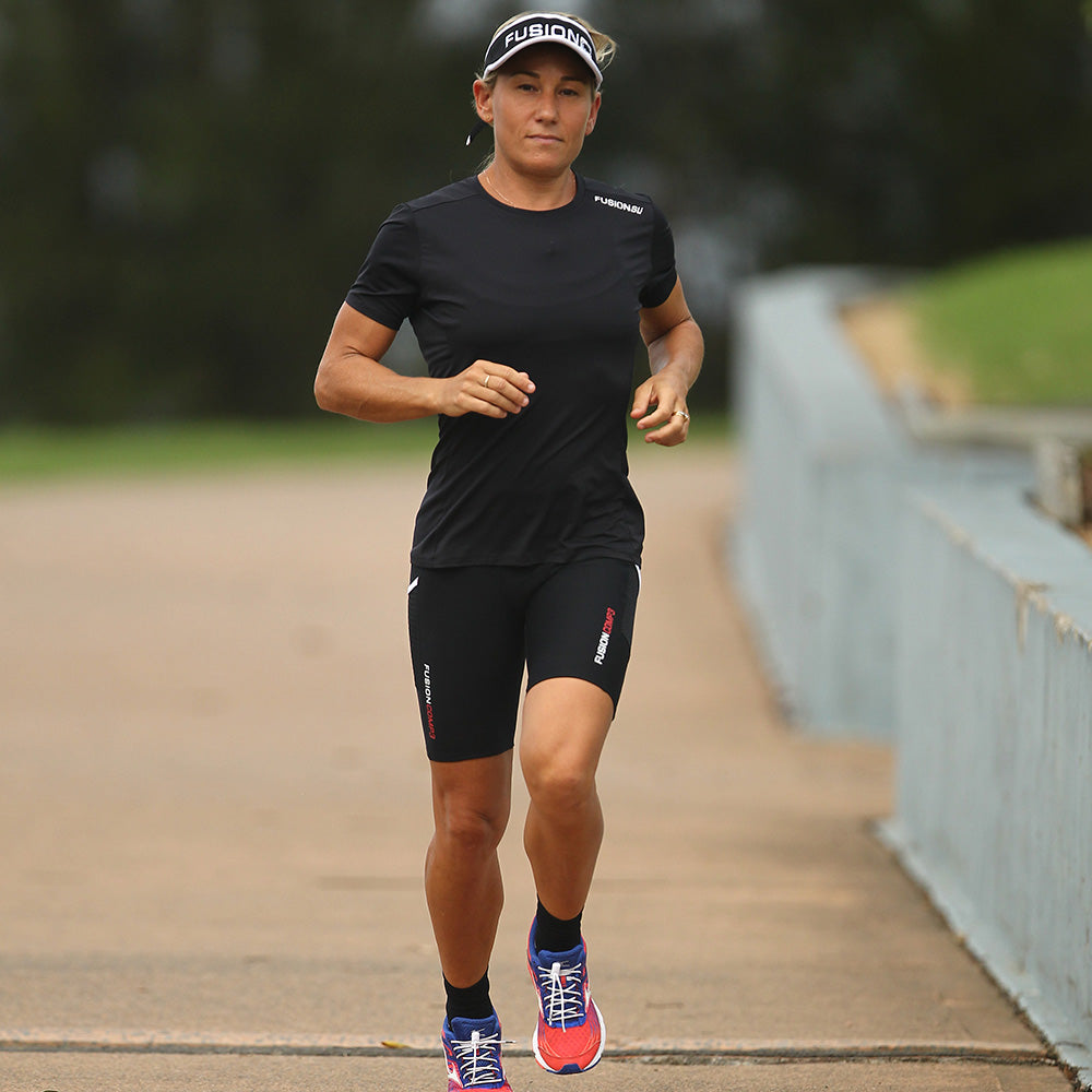 Fusion Women's SLi Technical Run T-Shirt_Action