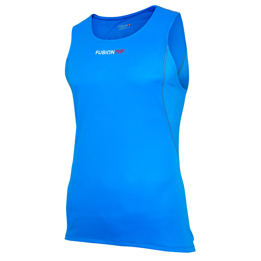 Fusion Mens C3 Running Singlet_Colour: Surf