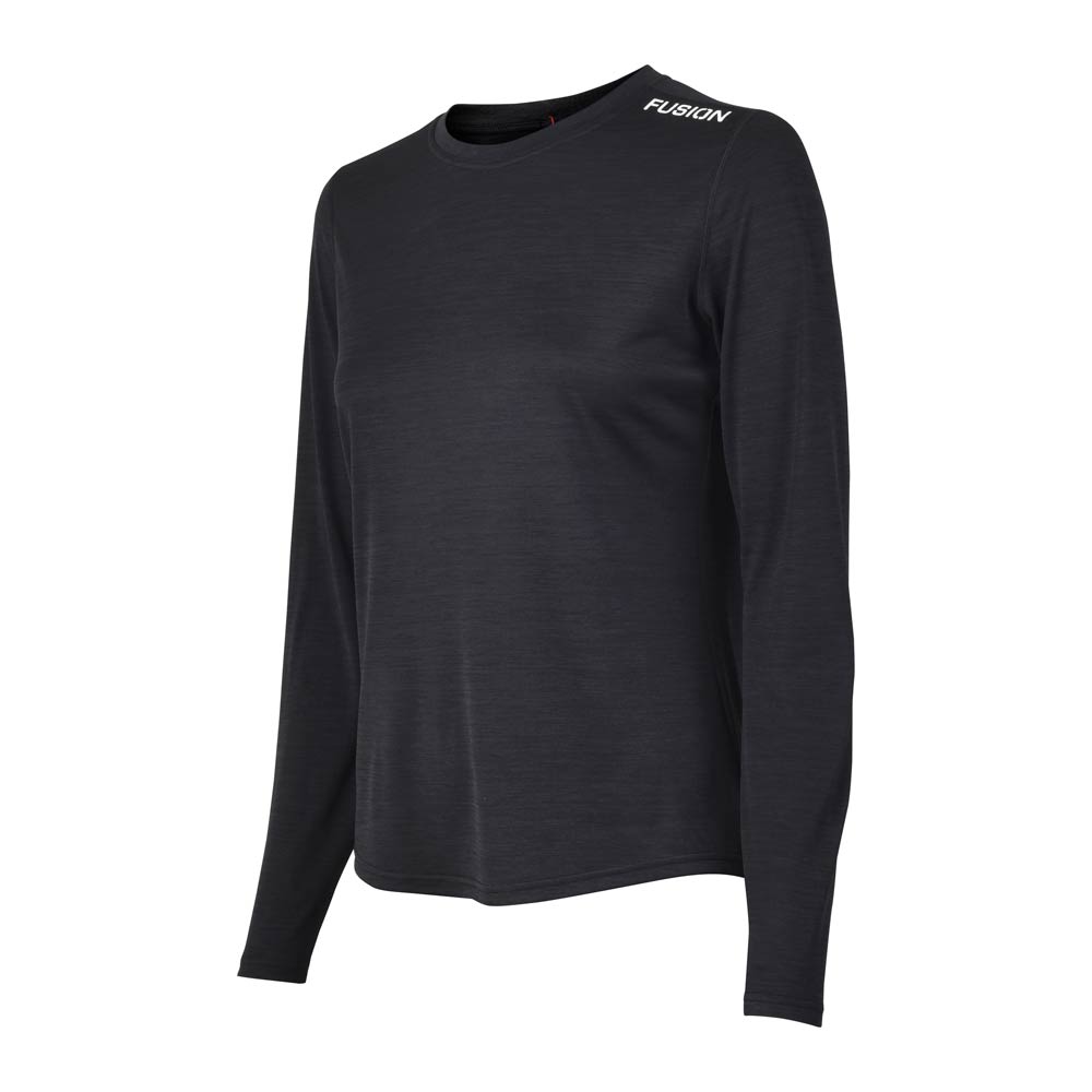 Fusion Womens C3 Training LS T-Shirt_Colour: Black
