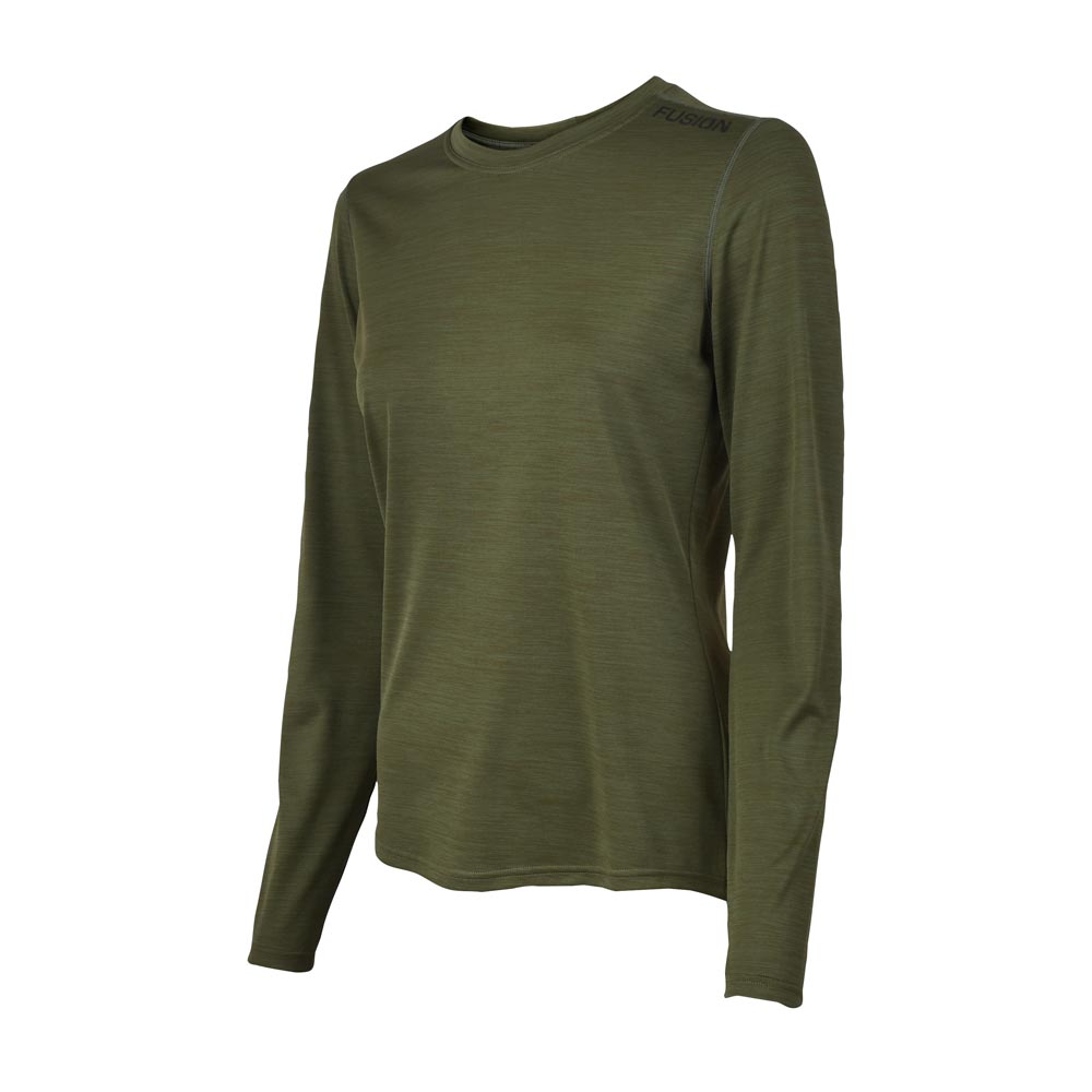 Fusion Womens C3 Training LS T-Shirt_Colour: Green