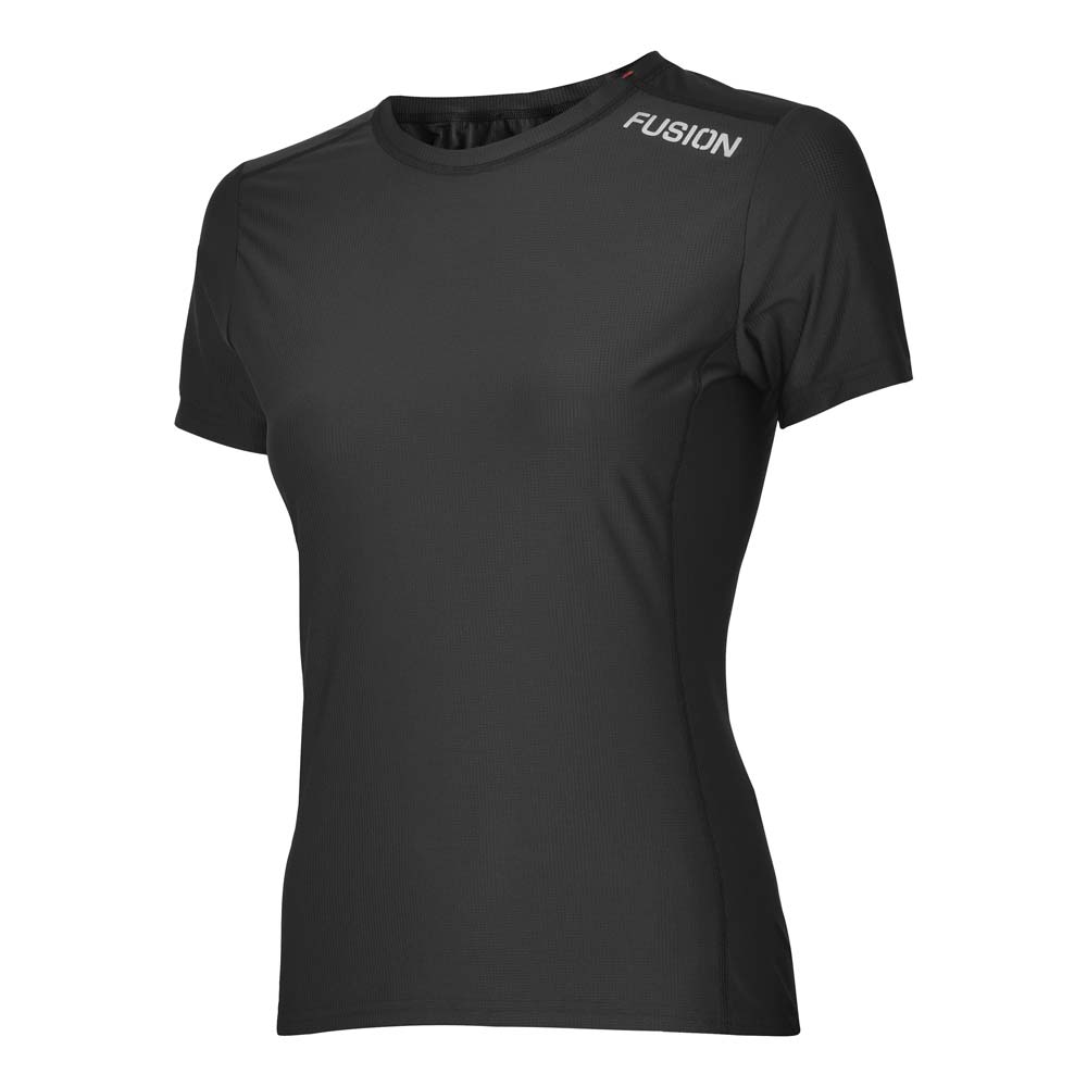 Fusion Women's SLi Technical Run T-Shirt_Colour: Black