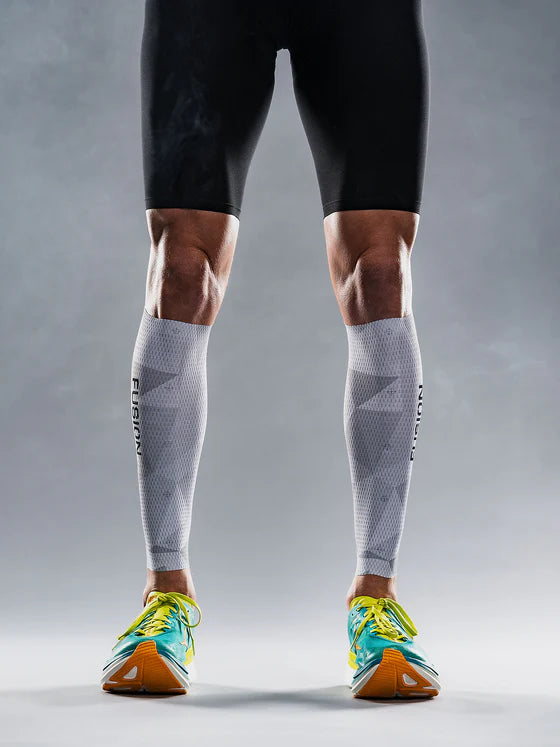 Tempo! PRO Calf Sleeves White/Grey