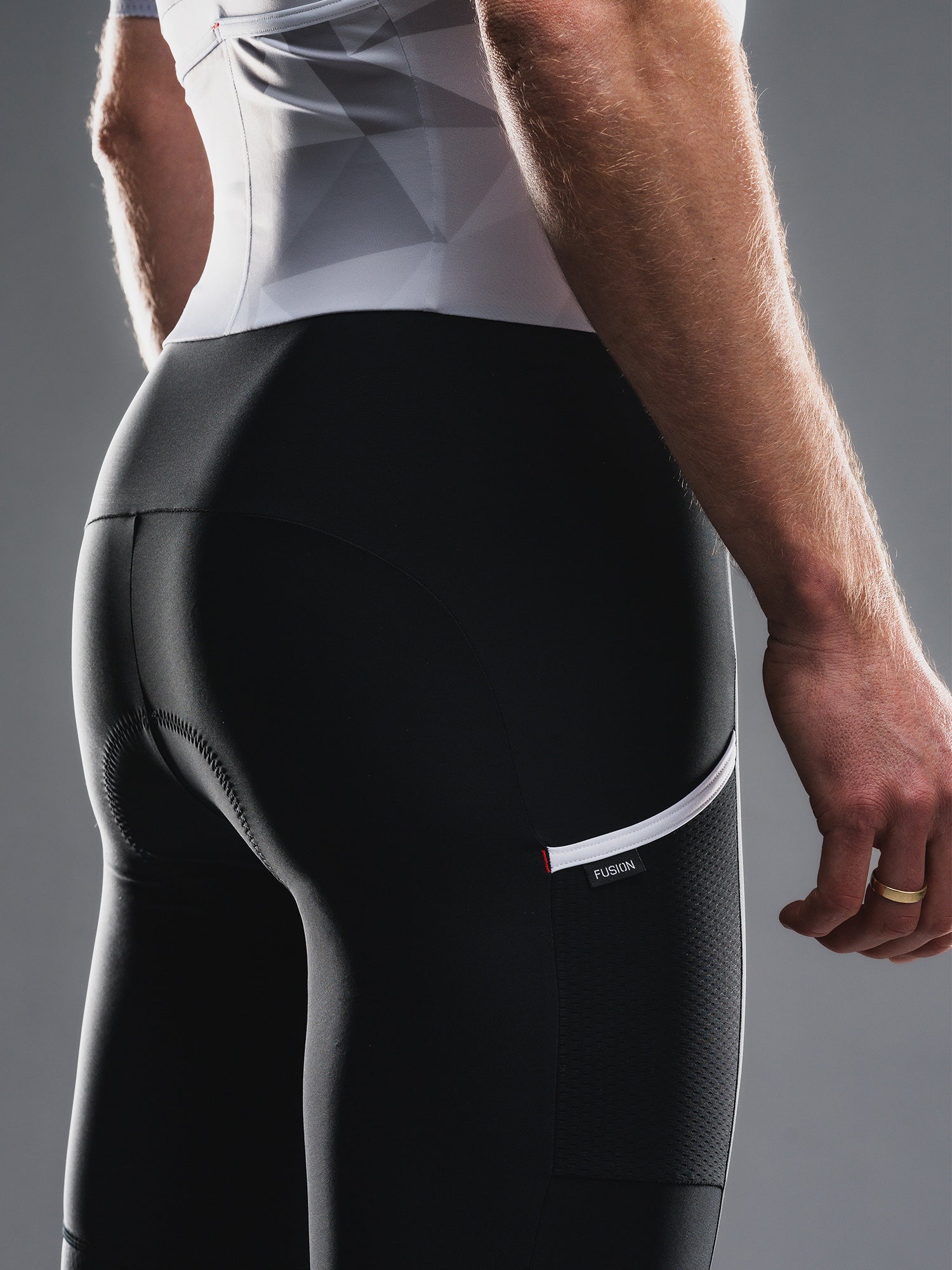 FUSION Tempo! TWO Tri Suit White/Grey