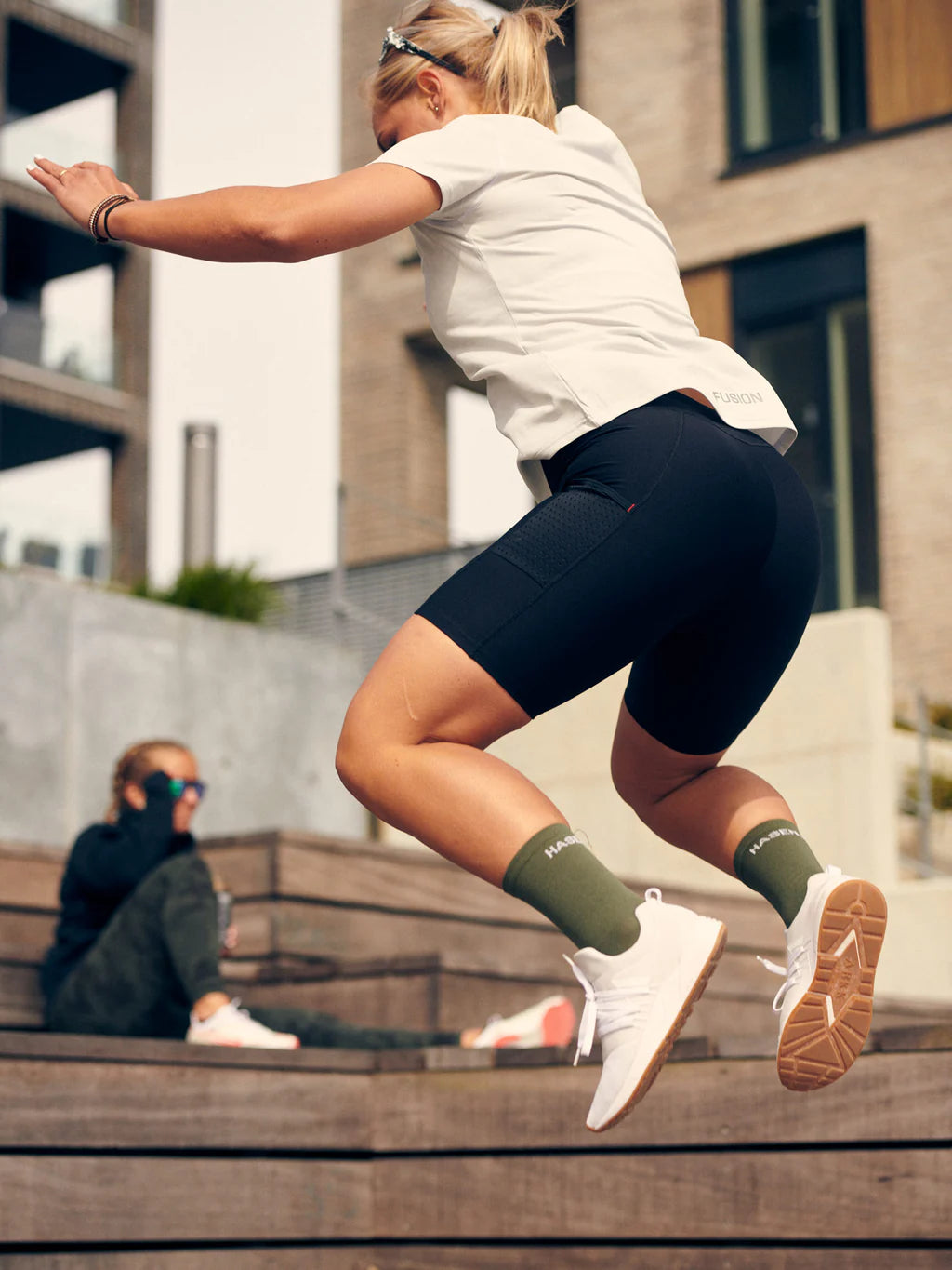 FUSION Womens Short Training Tights