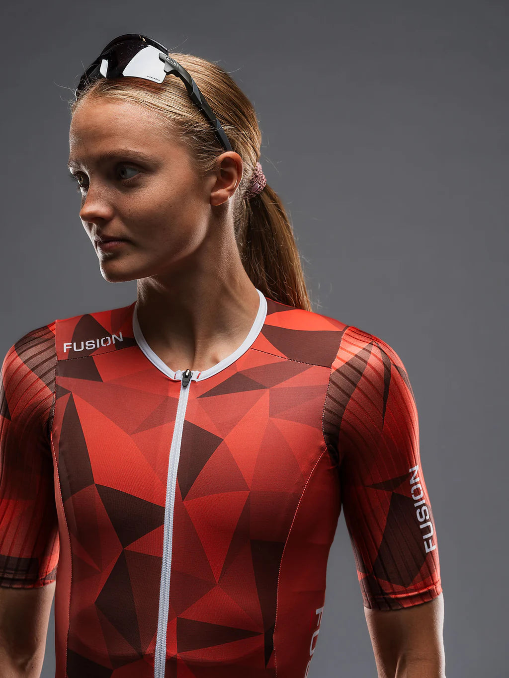 Fusion Womens Tempo ONE Tri Suit Rust