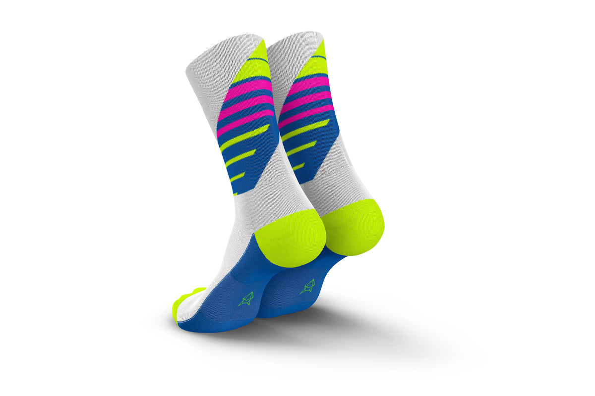 INCYLENCE Running Ladders White Canary Long Sock
