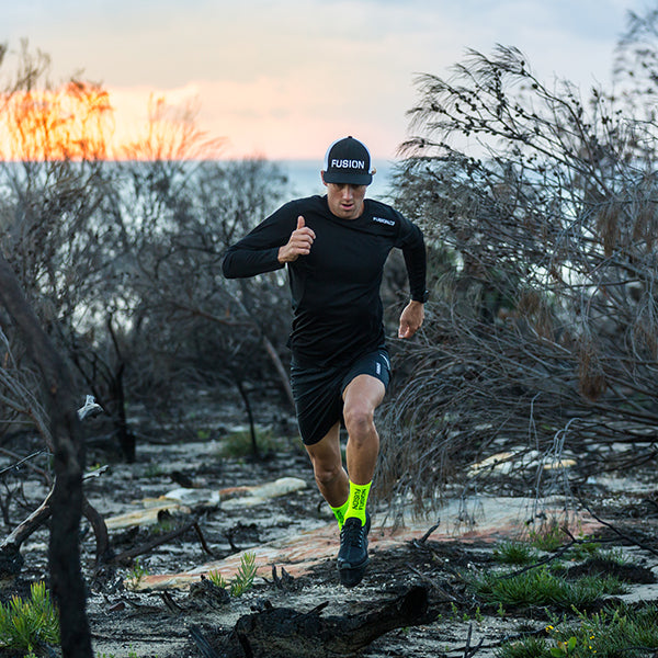 FUSION PWR Compression Socks with Coolmax_Cycling and Running_Collection: Mens_Action