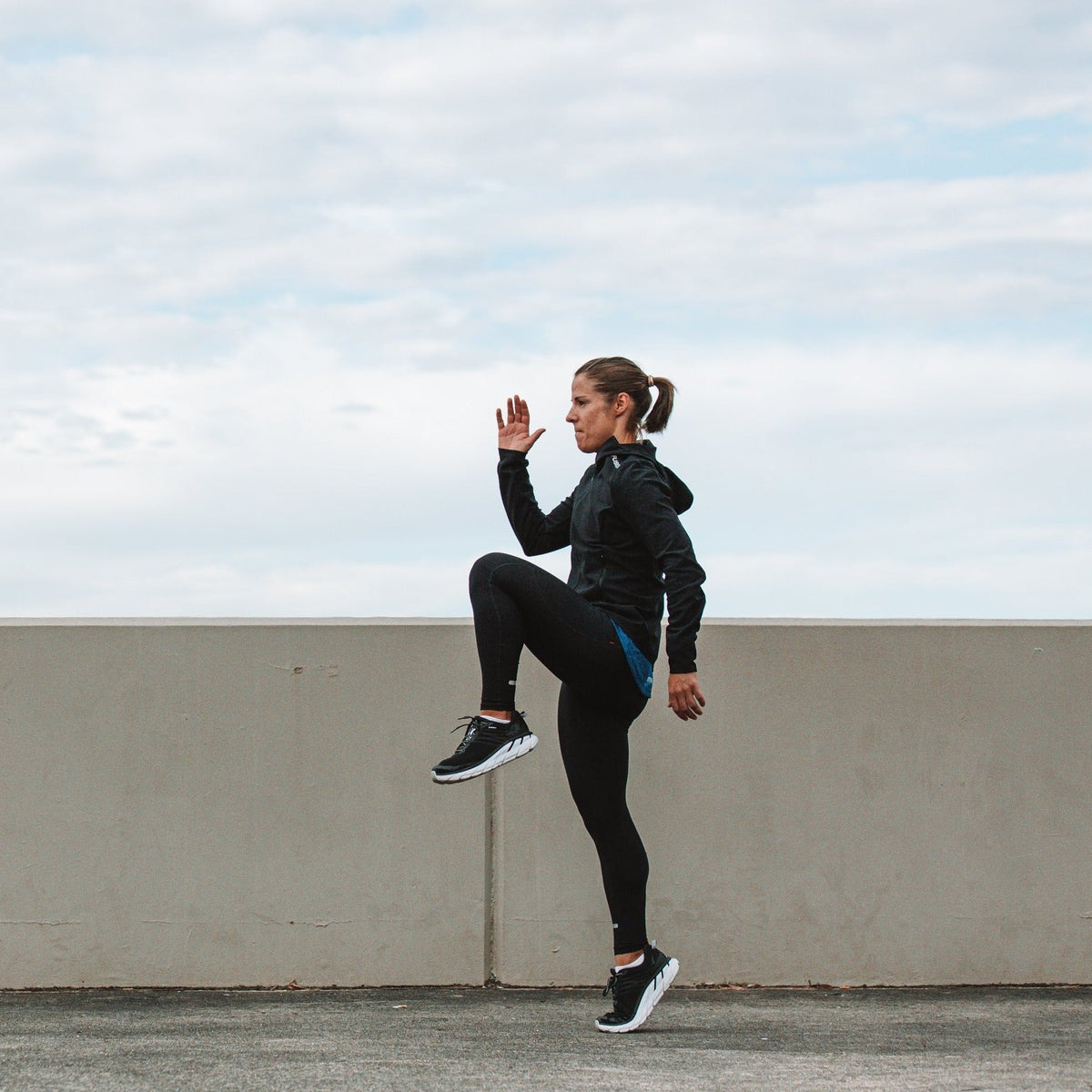 Fusion Womens C3+ Training Tights Long_Action