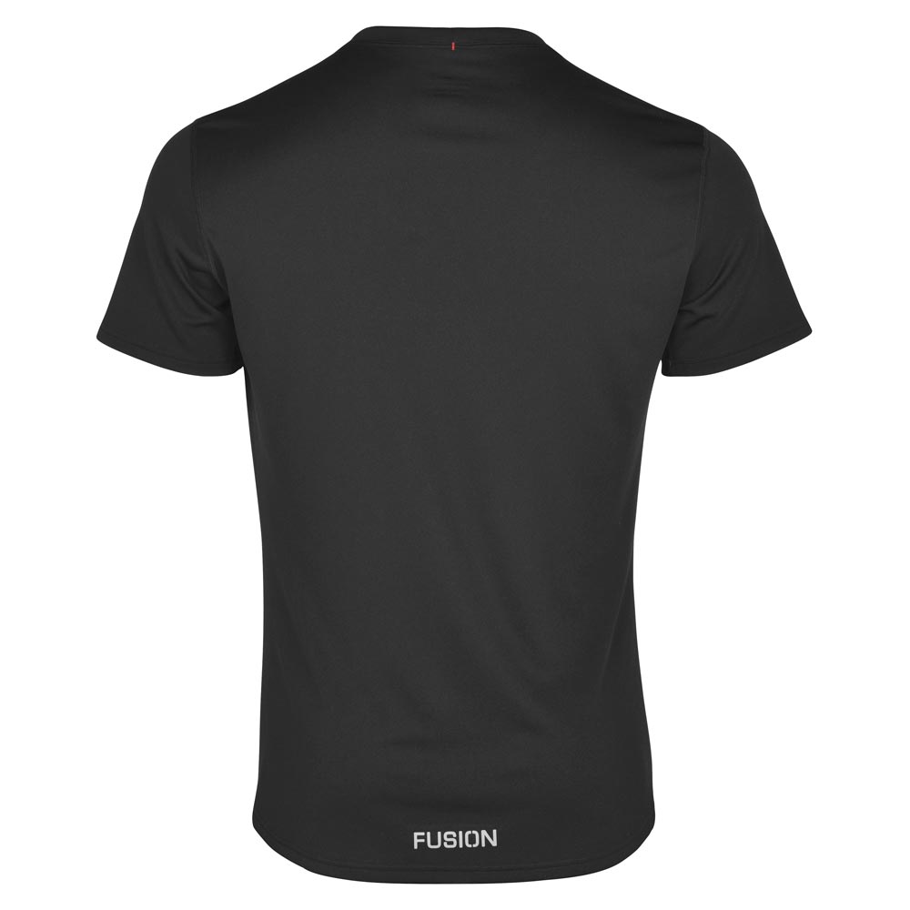Fusion Mens Nova Technical Running T-Shirt_Colour: Black