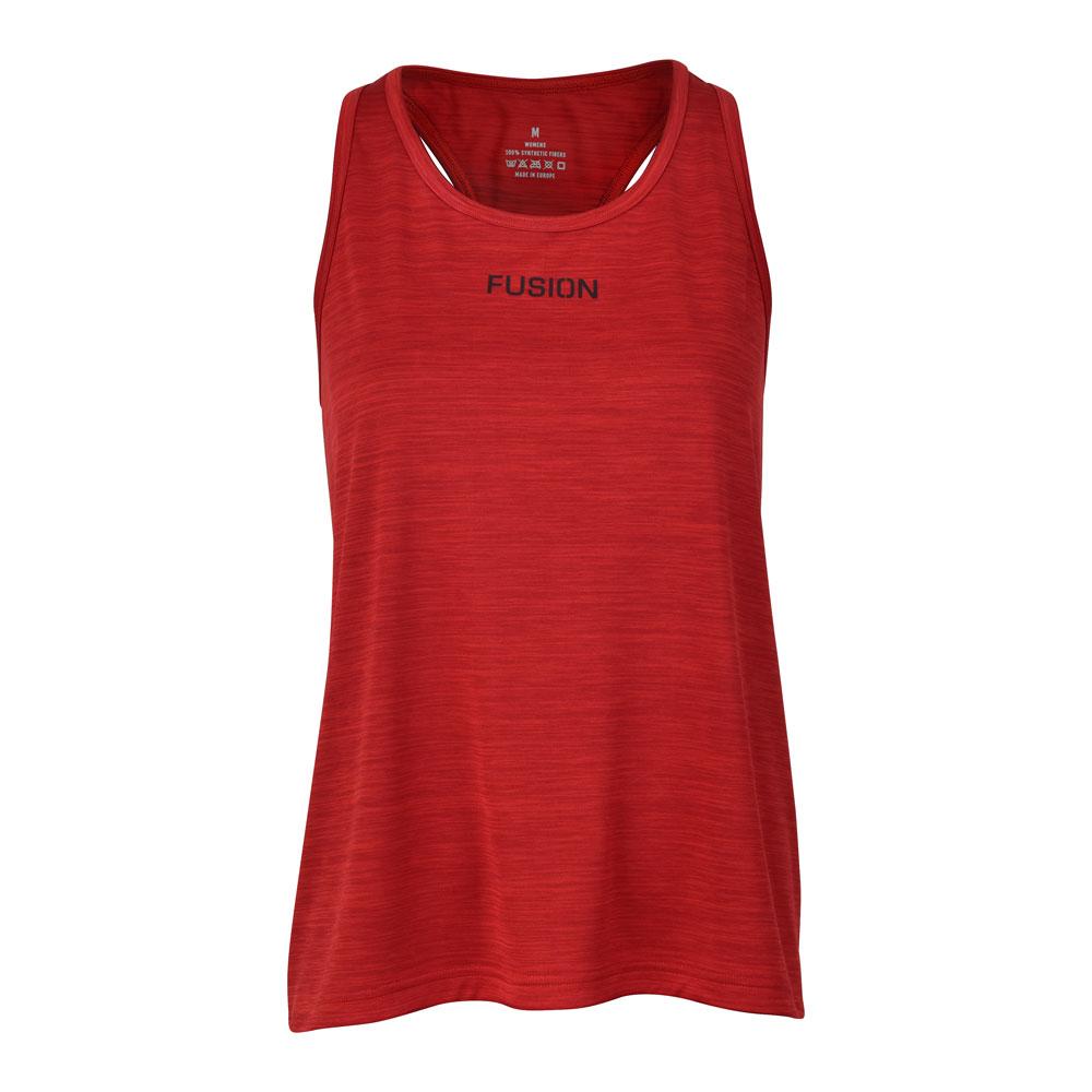 Fusion Womens C3 Singlet Training Racer Back_Colour: Red
