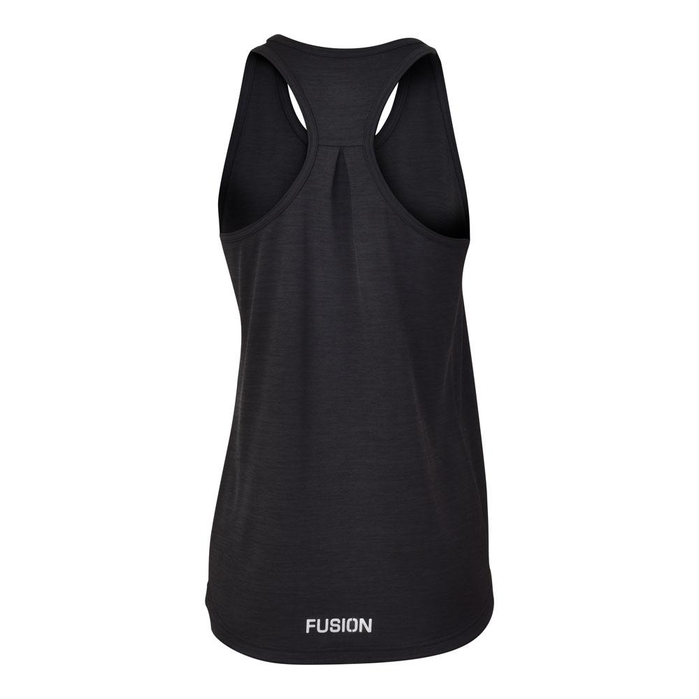 Fusion Womens C3 Singlet Training Racer Back_Colour: Black