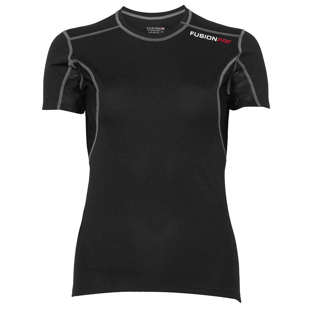 Fusion Womens PRF Short Sleeve Running Shirt_Colour: Orange