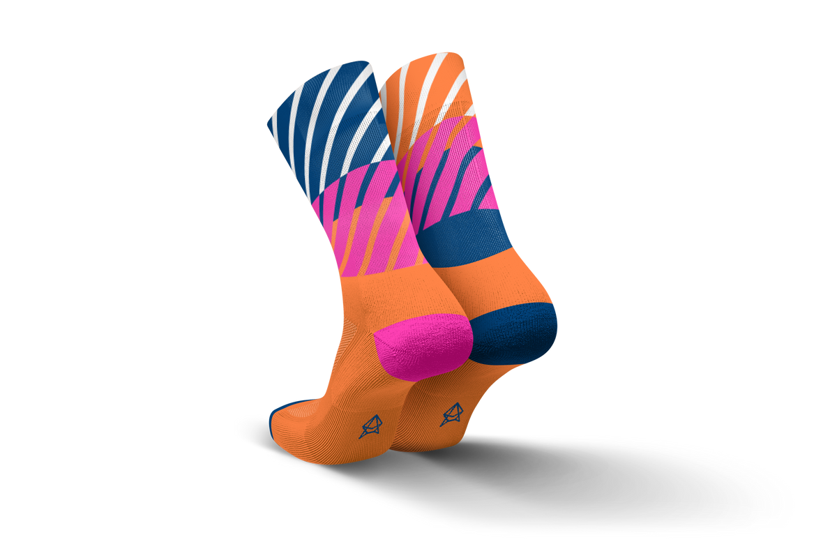 Incylence Running Diagonals Orange Royal Long Sock Socks INCYLENCE EUR 35-38 