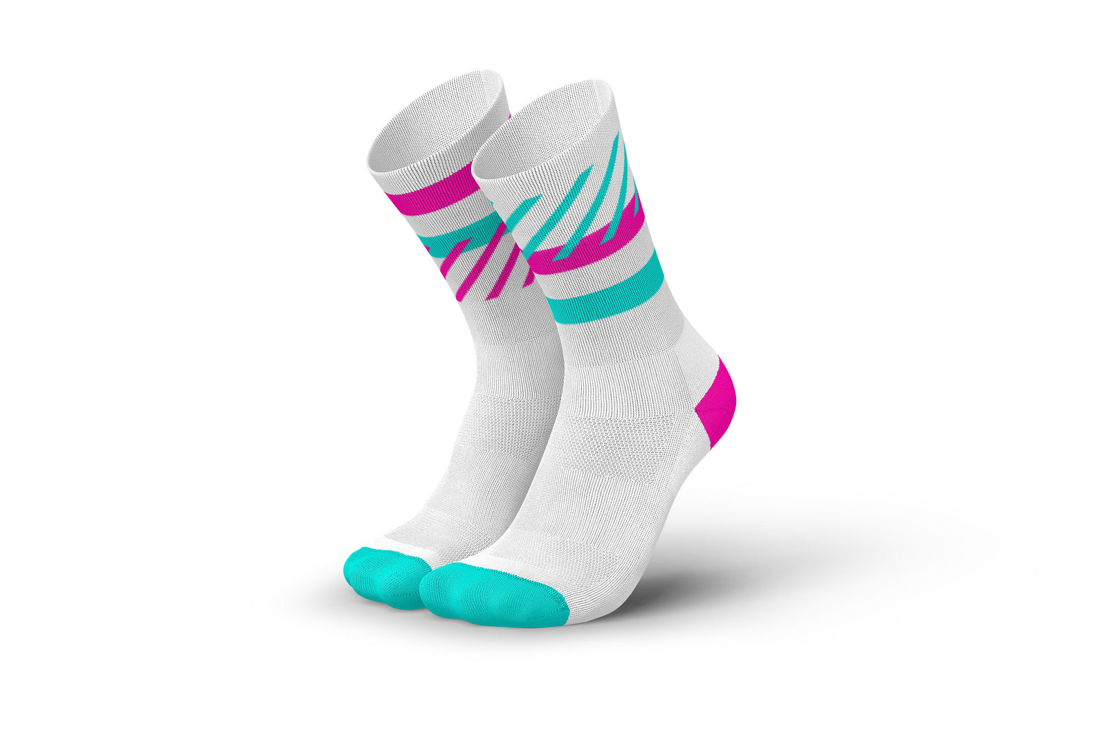 Incylence Run Socks Disrupts Pink Cyan