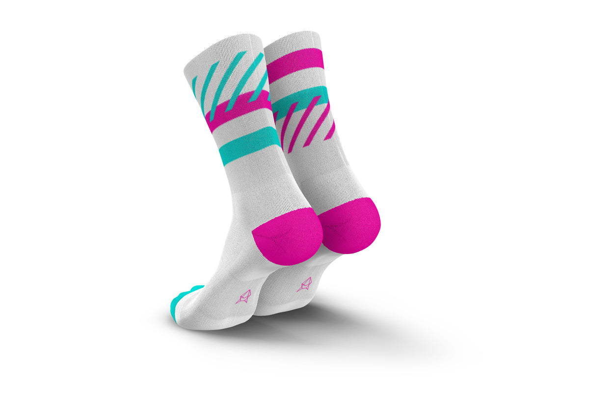 Incylence Run Socks Disrupts Pink Cyan