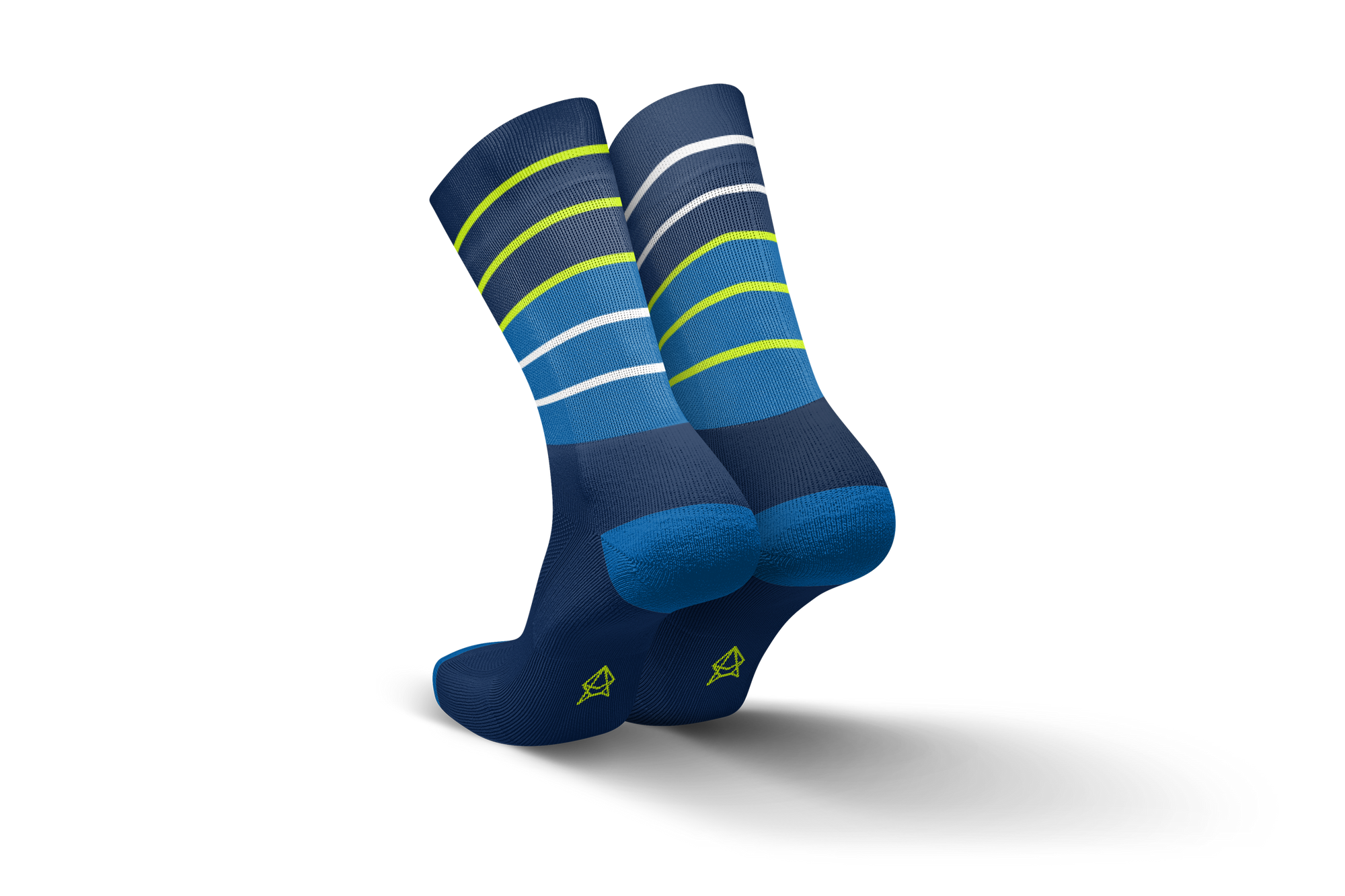 Incylence Running Lines Blue Canary Long Sock Socks INCYLENCE EUR 35-38 