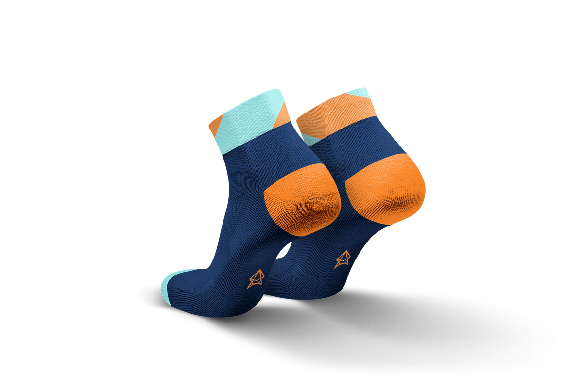 Running Sock Splits Mint Orange