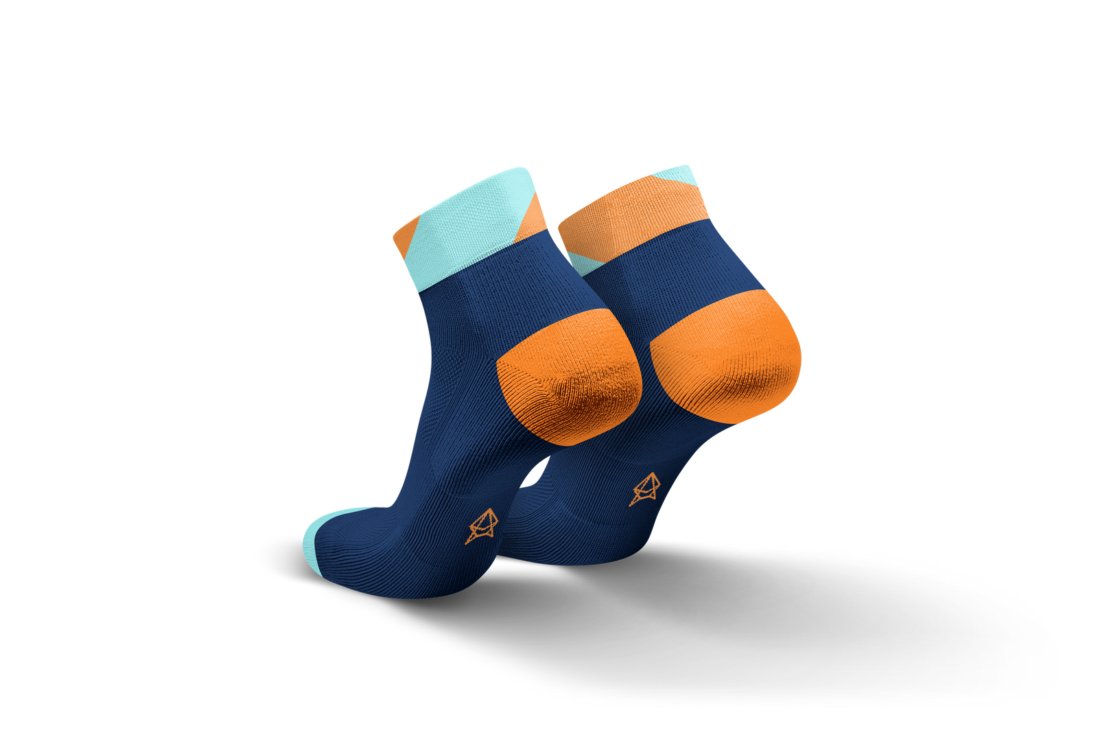 Running Sock Splits Mint Orange 
