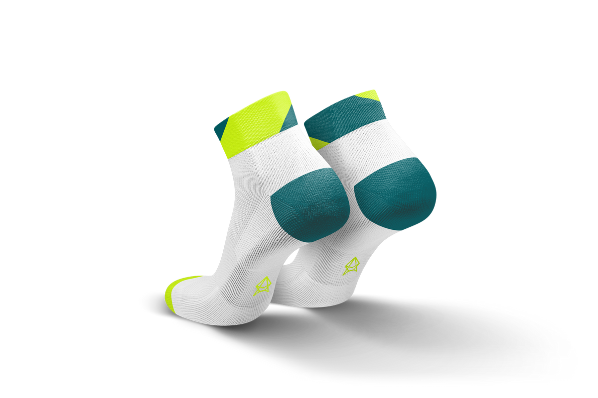 Running Sock Splits Petrol Canary