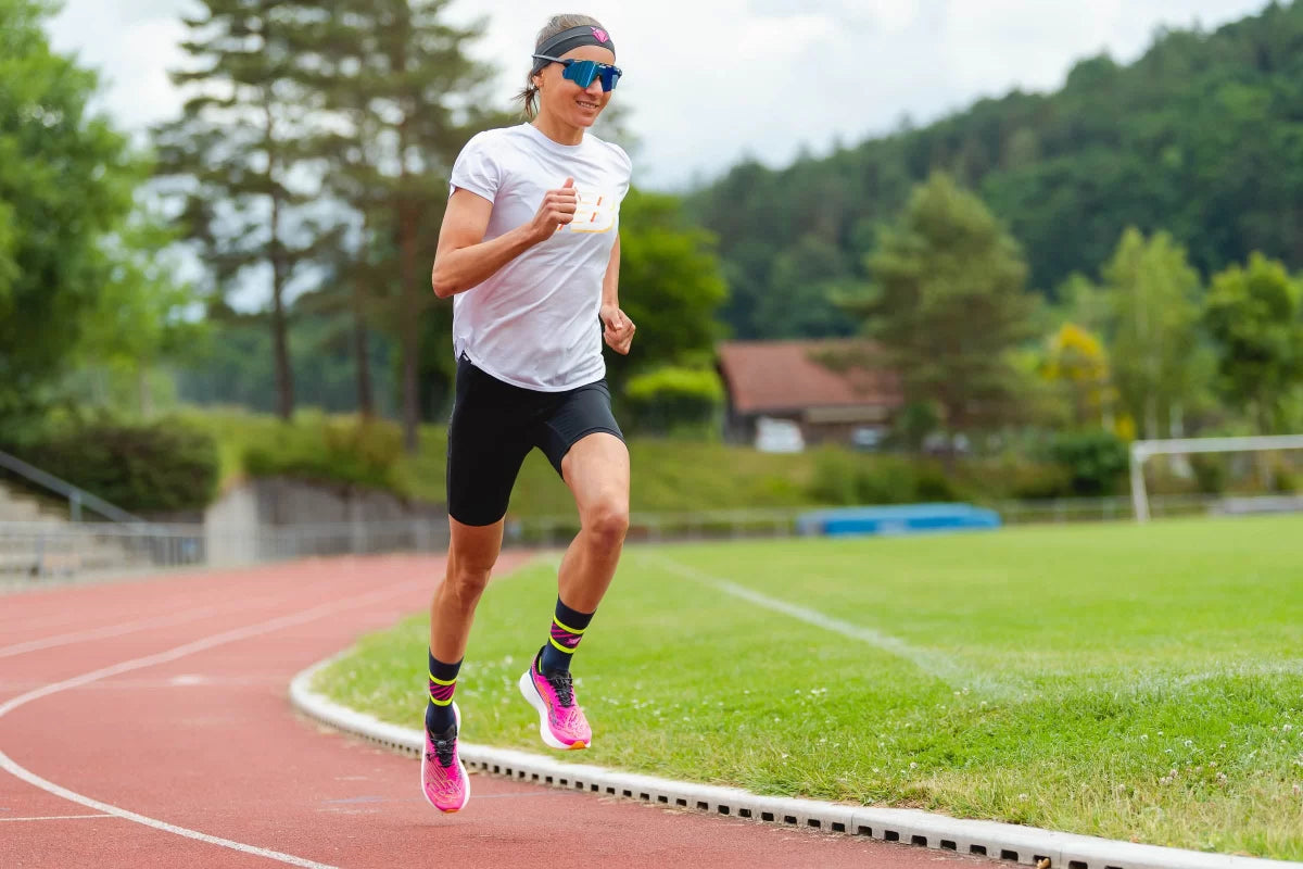 Incylence Ultralight KICKASS Navy Pink Long Sock Socks INCYLENCE 