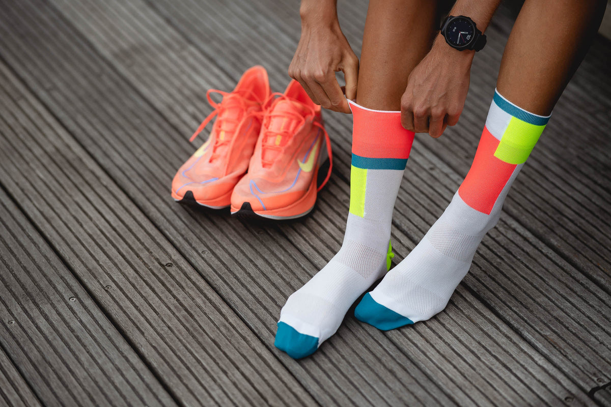 Incylence Ultralight Zones Canary Inferno Long Sock Socks INCYLENCE 